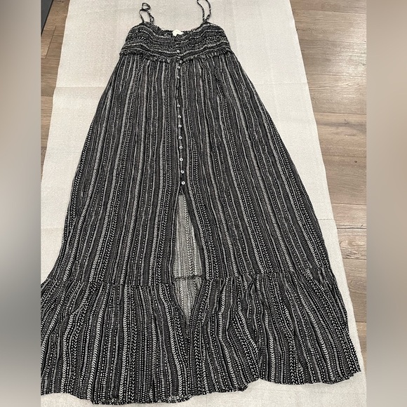 [S]Promesa Journey Ahead Geo-Print Button-Front Maxi Dress - Picture 4 of 9